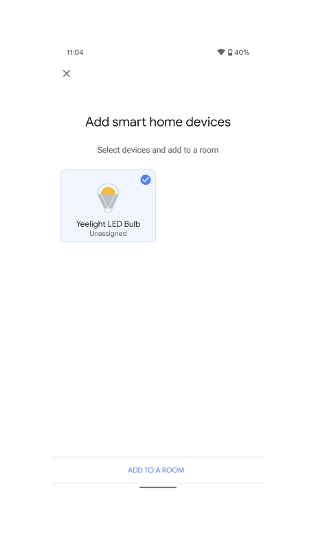 Add yeelight deals to google home